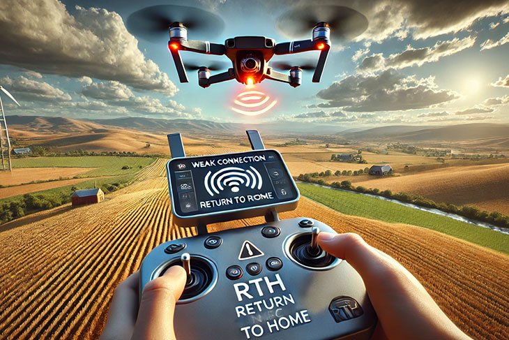 Ko darīt, ja lidojuma laikā pazūd sakari ar dronu?