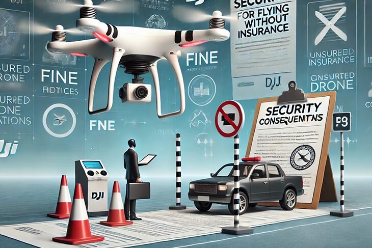 Kādi ir soda mēri par lidojumu ar dronu bez apdrošināšanas?
