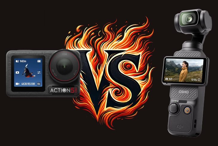 DJI Osmo Action 5 Pro VS Pocket 3