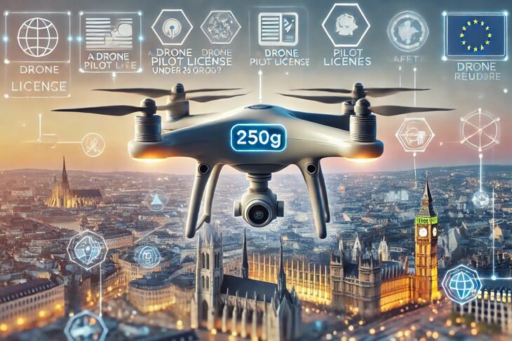 Vai nepieciešama pilotēšanas atļauja droniem, ja tas sver mazāk par 250g?